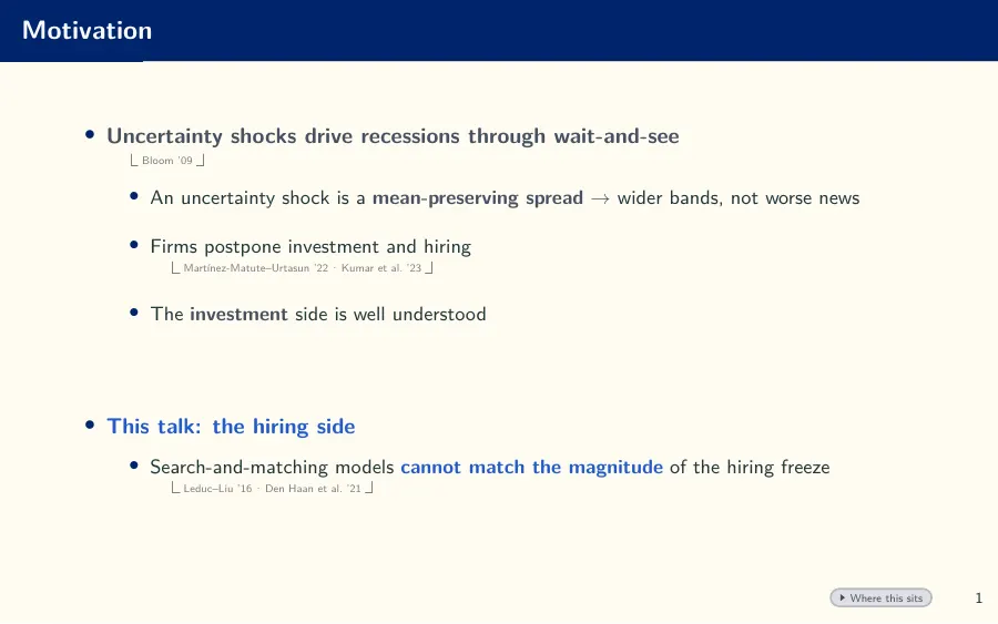 Slide 1 — Motivation