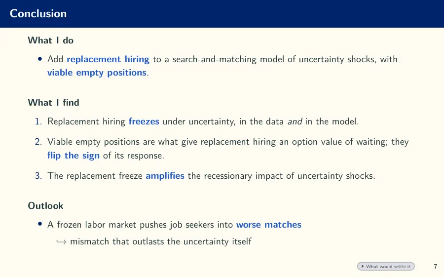 Slide 7 — Conclusion